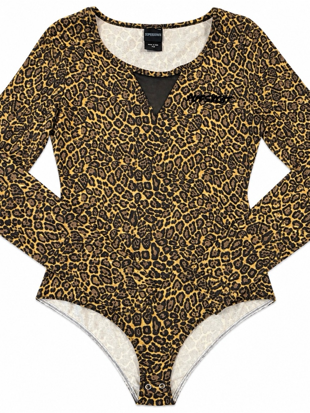 Y2K Retro Hot Topic Josie and the Pussycats Woman Riverdale Leopard Bodysuit